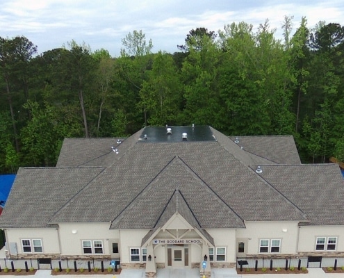 commercial-roofing-9 GAF shingle installation – commercial roofing project in Georgia