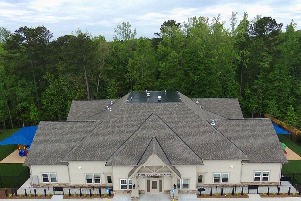 commercial-roofing-9 GAF shingle installation – commercial roofing project in Georgia