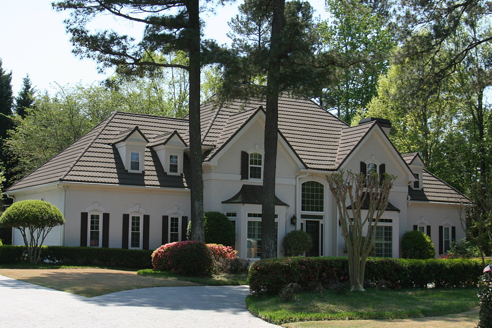specialty-roofing-1 Clay tile roofing on Mediterranean style home in Georgia