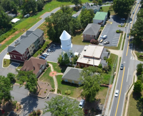 Example of commercial roof failure in Metro Atlanta due to storm and water damage