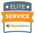Elite Service award from HomeAdvisor for commercial roofing excellence