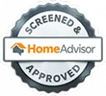 HomeAdvisor screened and approved certification for Academy Roofing