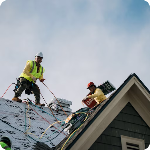 Gutter and metal fabrication team at Academy Roofing in Atlanta